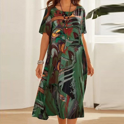 Madine - Comfortable floral dress