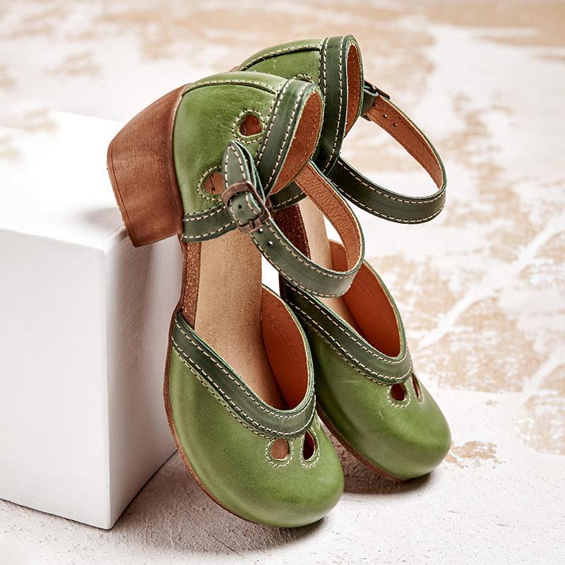 Alexia | Orthopedic Low Heel Sandals