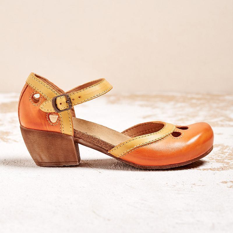 Alexia | Orthopedic Low Heel Sandals