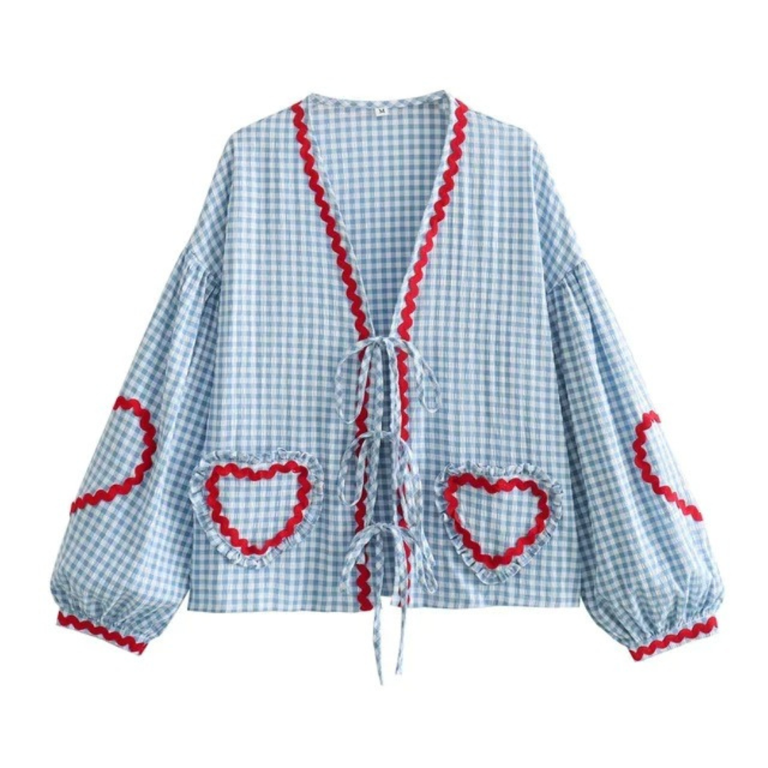 GRACIE Heart Blouse