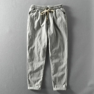 Toby | Linen Summer Trousers