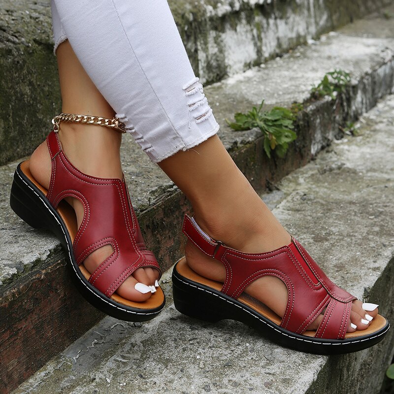 Jolie - Orthopedic Leather Sandals