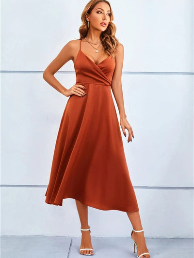 ALESSIA™ | Strapless Silk Maxi Dress