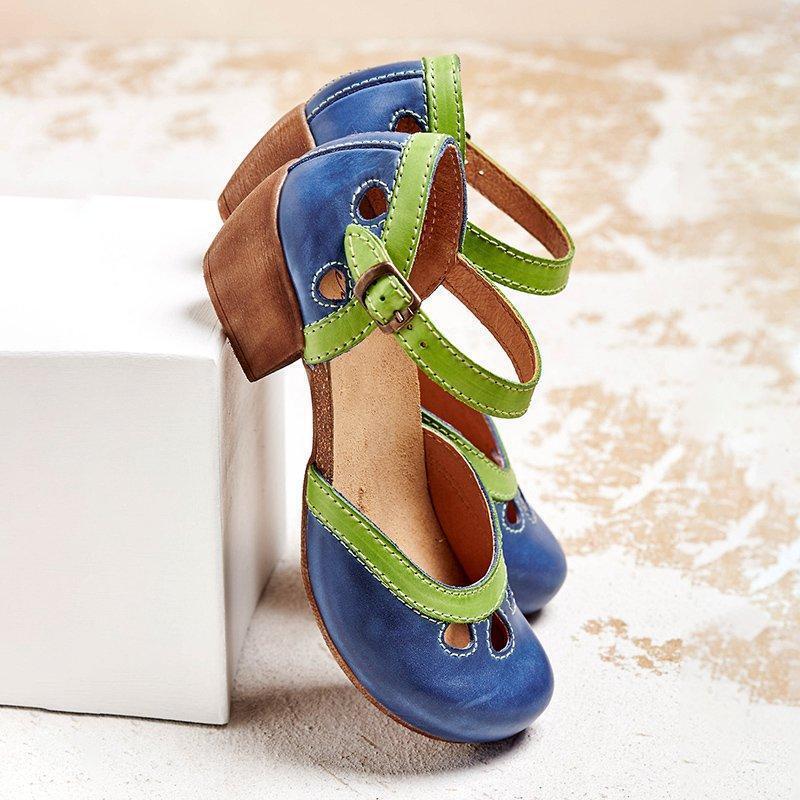 Alexia | Orthopedic Low Heel Sandals