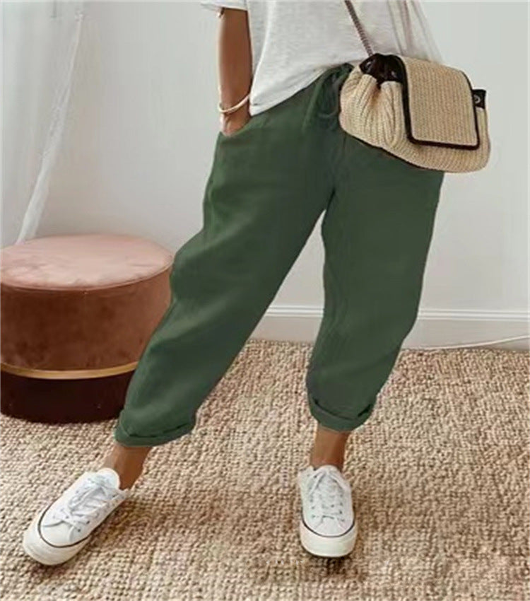 Pia - Relaxed Linen Trousers