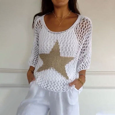 Jiah - Starry Knit Top